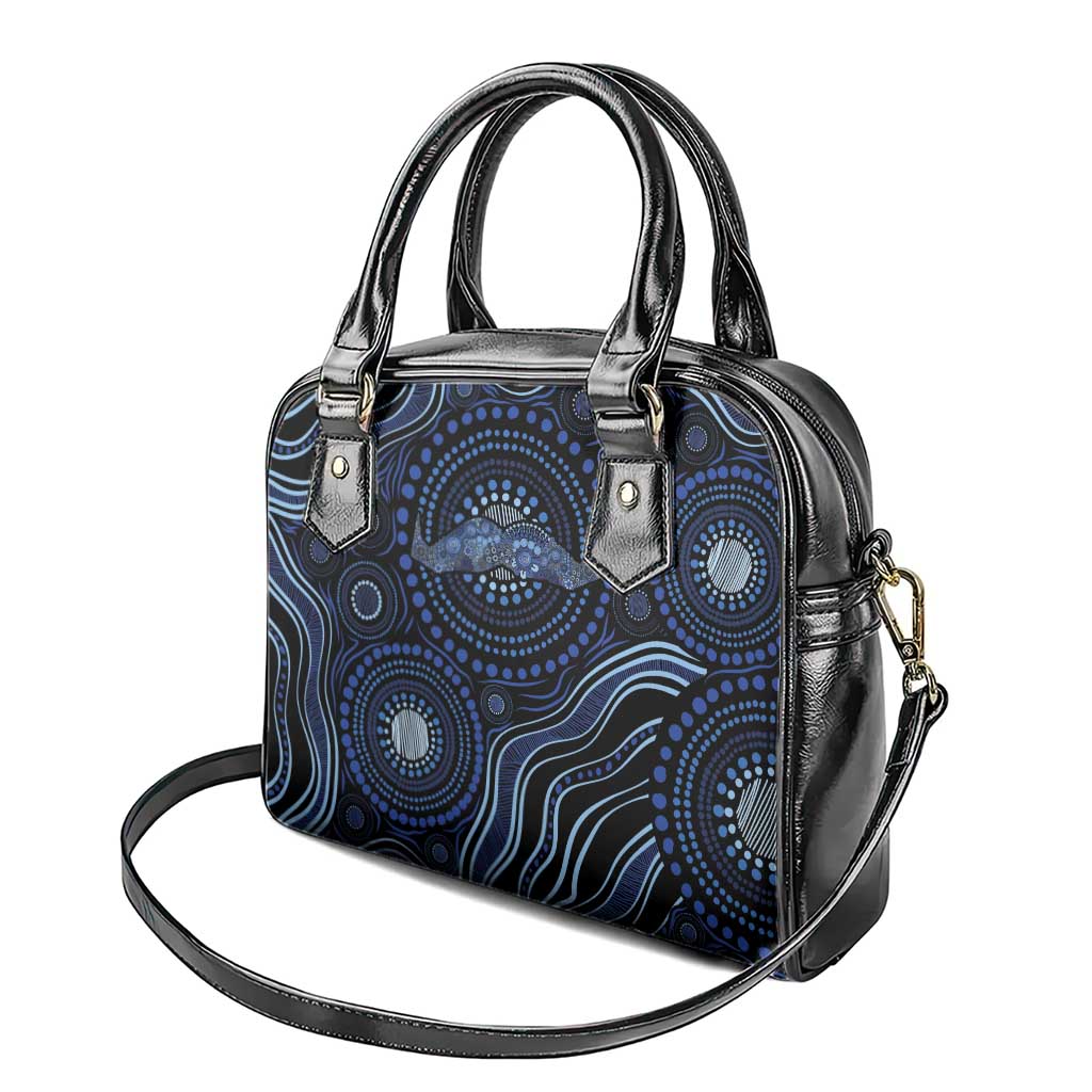 Australia Indigenous Shoulder Handbag Aboriginal Mustache - Aussie Hoodie