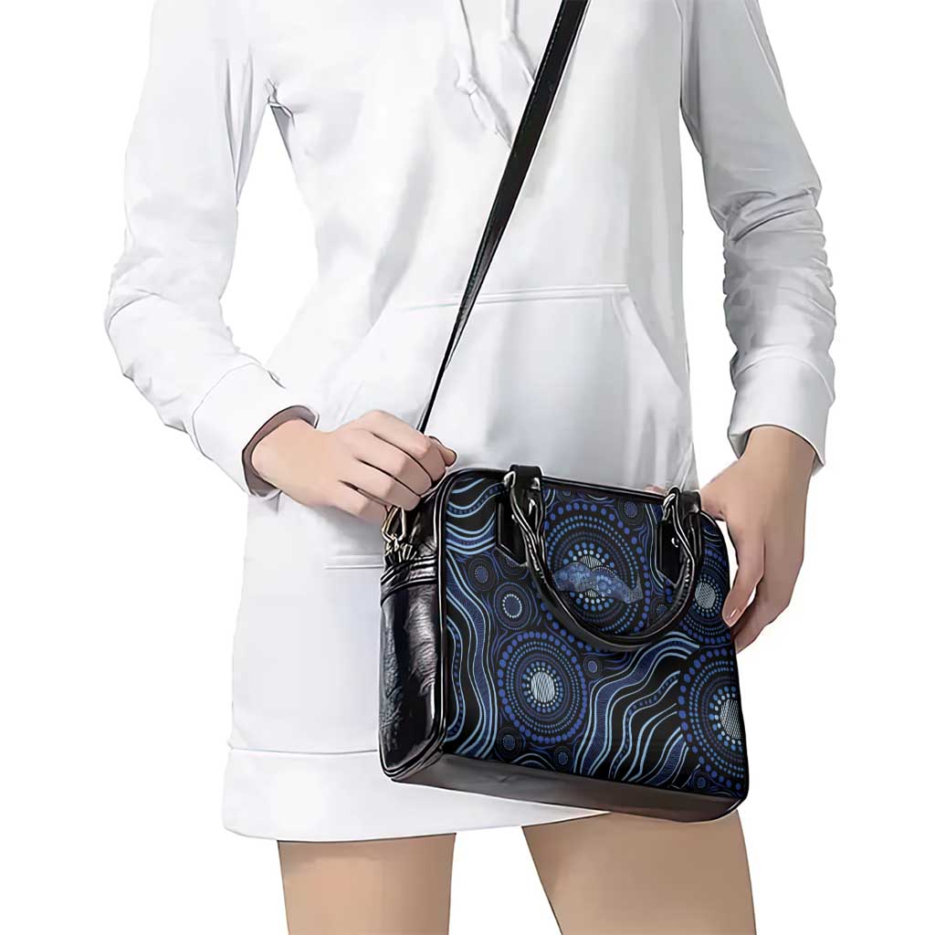 Australia Indigenous Shoulder Handbag Aboriginal Mustache - Aussie Hoodie