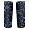 Australia Indigenous Skinny Tumbler Aboriginal Mustache - Aussie Hoodie