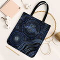 Australia Indigenous Tote Bag Aboriginal Mustache - Aussie Hoodie