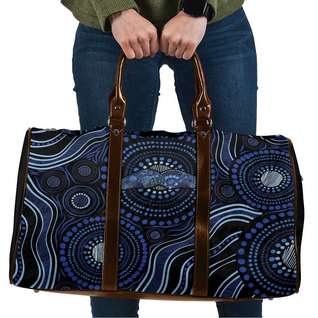 Australia Indigenous Travel Bag Aboriginal Mustache - Aussie Hoodie