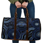 Australia Indigenous Travel Bag Aboriginal Mustache - Aussie Hoodie