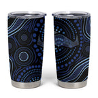 Australia Indigenous Tumbler Cup Aboriginal Mustache - Aussie Hoodie