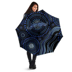 Australia Indigenous Umbrella Aboriginal Mustache - Aussie Hoodie