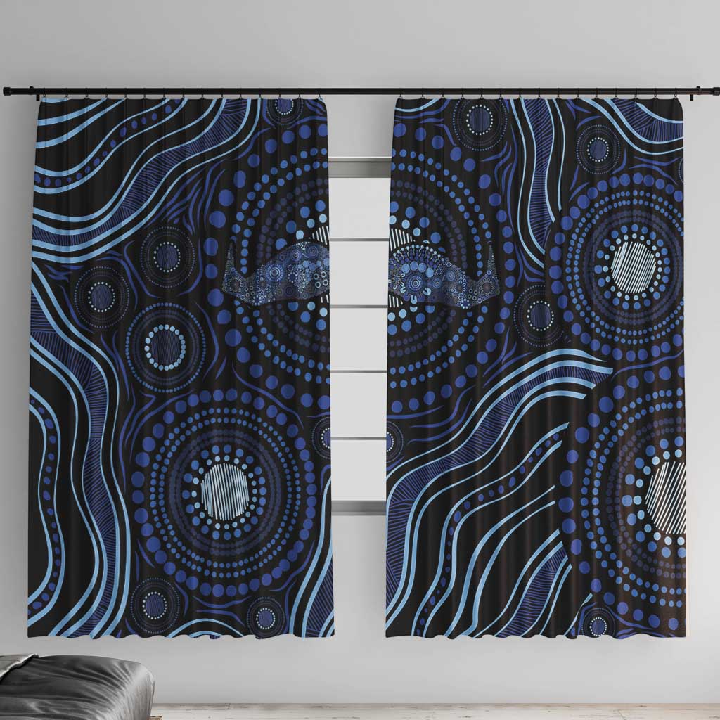 Australia Indigenous Window Curtain Aboriginal Mustache - Aussie Hoodie