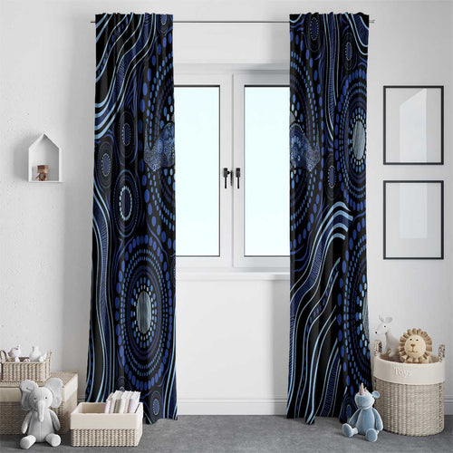 Australia Indigenous Window Curtain Aboriginal Mustache - Aussie Hoodie