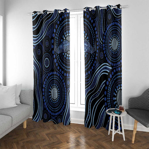 Australia Indigenous Window Curtain Aboriginal Mustache - Aussie Hoodie