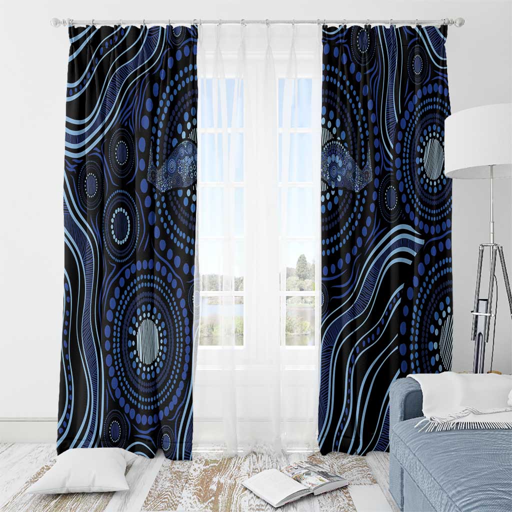 Australia Indigenous Window Curtain Aboriginal Mustache - Aussie Hoodie