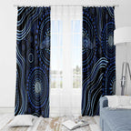 Australia Indigenous Window Curtain Aboriginal Mustache - Aussie Hoodie