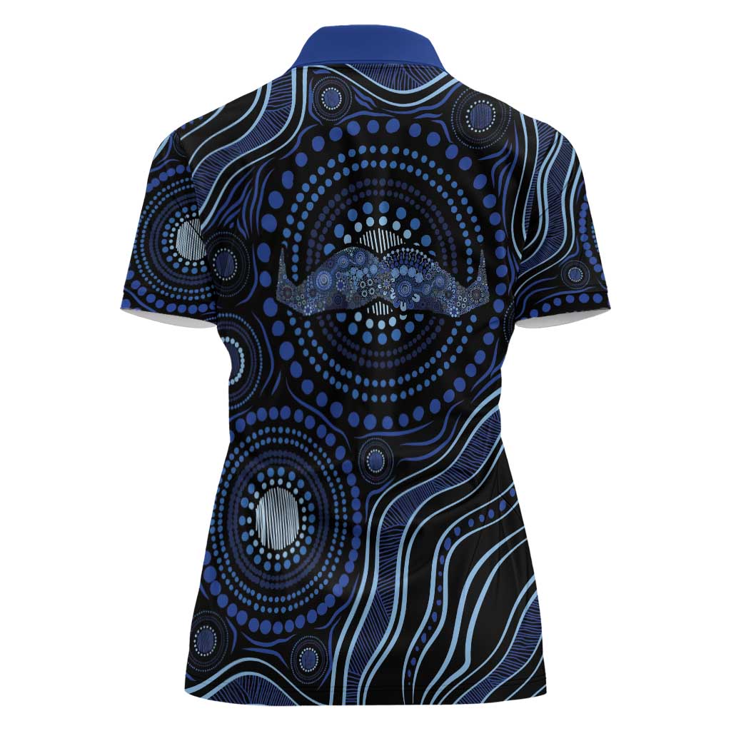 Australia Indigenous Women Polo Shirt Aboriginal Mustache - Aussie Hoodie