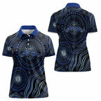 Australia Indigenous Women Polo Shirt Aboriginal Mustache - Aussie Hoodie