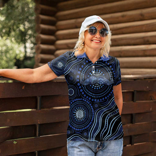 Australia Indigenous Women Polo Shirt Aboriginal Mustache - Aussie Hoodie