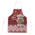 Here For A Koality Xmas Australia Abogirinal Apron Santa Koala - Aussie Hoodie