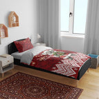 Here For A Koality Xmas Australia Abogirinal Bedding Set Santa Koala - Aussie Hoodie