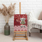 Here For A Koality Xmas Australia Abogirinal Canvas Wall Art Santa Koala - Aussie Hoodie