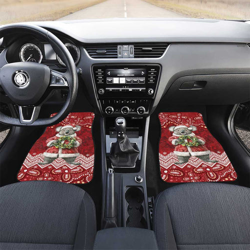 Here For A Koality Xmas Australia Abogirinal Car Mats Santa Koala - Aussie Hoodie