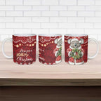 Here For A Koality Xmas Australia Abogirinal Ceramic Mug Santa Koala - Aussie Hoodie