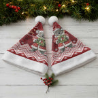 Here For A Koality Xmas Australia Abogirinal Christmas Santa Hat Santa Koala - Aussie Hoodie