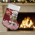Here For A Koality Xmas Australia Abogirinal Christmas Stocking Santa Koala - Aussie Hoodie