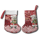 Here For A Koality Xmas Australia Abogirinal Christmas Stocking Santa Koala - Aussie Hoodie