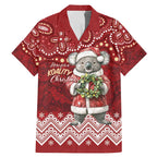 Here For A Koality Xmas Australia Abogirinal Family Matching Mermaid Dress and Hawaiian Shirt Santa Koala - Aussie Hoodie
