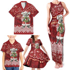 Here For A Koality Xmas Australia Abogirinal Family Matching Tank Maxi Dress and Hawaiian Shirt Santa Koala - Aussie Hoodie