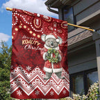 Here For A Koality Xmas Australia Abogirinal Garden Flag Santa Koala - Aussie Hoodie