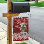 Here For A Koality Xmas Australia Abogirinal Garden Flag Santa Koala - Aussie Hoodie