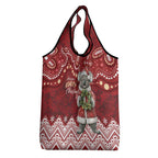 Here For A Koality Xmas Australia Abogirinal Grocery Bag Santa Koala - Aussie Hoodie