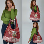 Here For A Koality Xmas Australia Abogirinal Grocery Bag Santa Koala - Aussie Hoodie