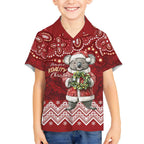 Here For A Koality Xmas Australia Abogirinal Hawaiian Shirt Santa Koala - Aussie Hoodie