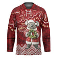 Here For A Koality Xmas Australia Abogirinal Hockey Jersey Santa Koala - Aussie Hoodie