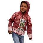Here For A Koality Xmas Australia Abogirinal Kid Hoodie Santa Koala - Aussie Hoodie