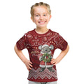 Here For A Koality Xmas Australia Abogirinal Kid T Shirt Santa Koala - Aussie Hoodie