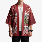Here For A Koality Xmas Australia Abogirinal Kimono Santa Koala - Aussie Hoodie