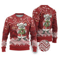 Here For A Koality Xmas Australia Abogirinal Ugly Christmas Sweater Santa Koala - Aussie Hoodie