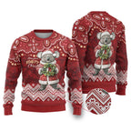 Here For A Koality Xmas Australia Abogirinal Ugly Christmas Sweater Santa Koala - Aussie Hoodie