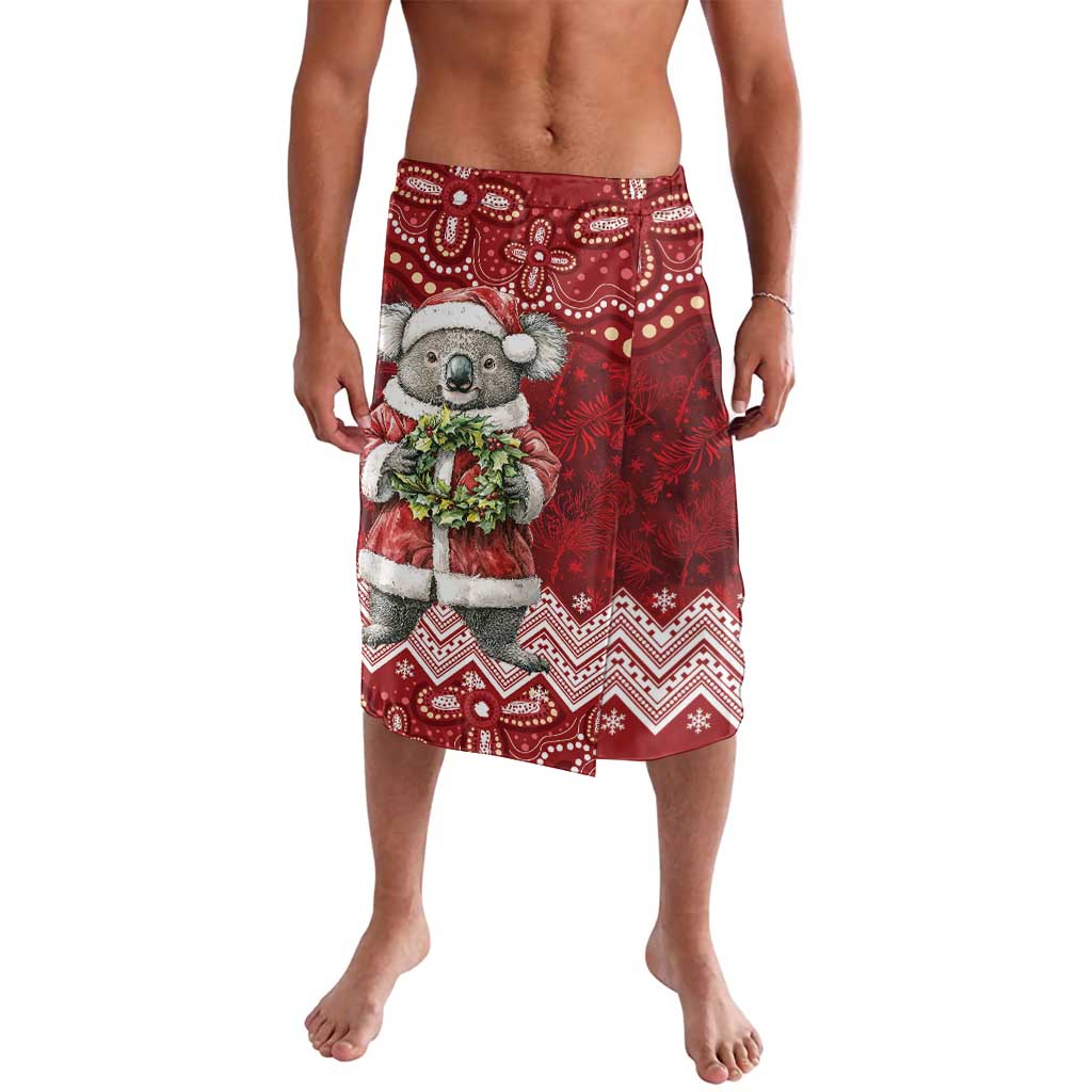 Here For A Koality Xmas Australia Abogirinal Lavalava Santa Koala - Aussie Hoodie