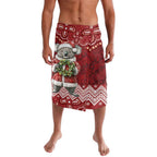 Here For A Koality Xmas Australia Abogirinal Lavalava Santa Koala - Aussie Hoodie