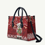 Here For A Koality Xmas Australia Abogirinal Leather Bag Santa Koala - Aussie Hoodie