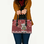 Here For A Koality Xmas Australia Abogirinal Leather Bag Santa Koala - Aussie Hoodie