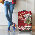 Here For A Koality Xmas Australia Abogirinal Luggage Cover Santa Koala - Aussie Hoodie