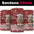 Here For A Koality Xmas Australia Abogirinal Neck Gaiter Santa Koala - Aussie Hoodie