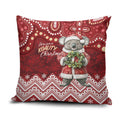 Here For A Koality Xmas Australia Abogirinal Pillow Cover Santa Koala - Aussie Hoodie