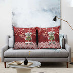 Here For A Koality Xmas Australia Abogirinal Pillow Cover Santa Koala - Aussie Hoodie