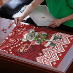 Here For A Koality Xmas Australia Abogirinal Puzzle Santa Koala - Aussie Hoodie