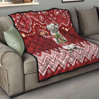 Here For A Koality Xmas Australia Abogirinal Quilt Santa Koala - Aussie Hoodie
