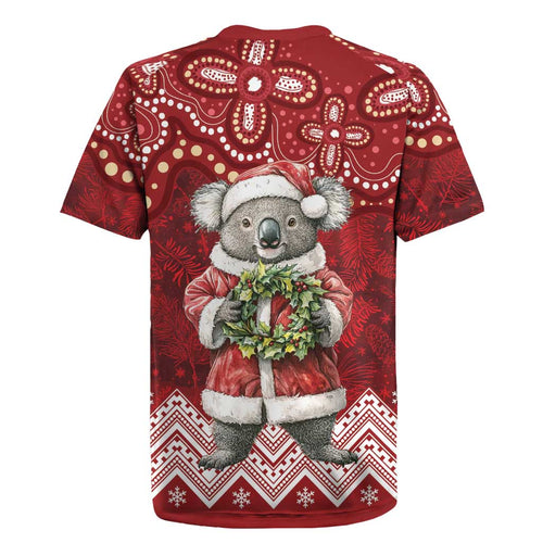Here For A Koality Xmas Australia Abogirinal Rugby Jersey Santa Koala - Aussie Hoodie