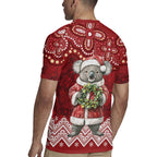 Here For A Koality Xmas Australia Abogirinal Rugby Jersey Santa Koala - Aussie Hoodie