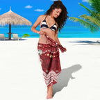 Here For A Koality Xmas Australia Abogirinal Sarong Santa Koala - Aussie Hoodie